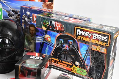 Lot 9 - STAR WARS; a collection of figures, vehicles...