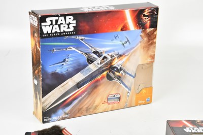 Lot 9 - STAR WARS; a collection of figures, vehicles...