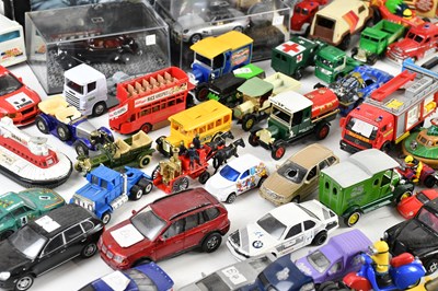 Lot 76 - A collection of die-cast and model vehicles,...