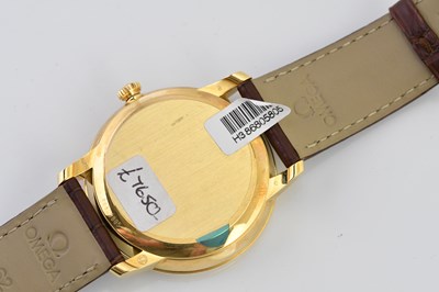Lot 37 - OMEGA; a gentleman's 18ct yellow gold De Ville...