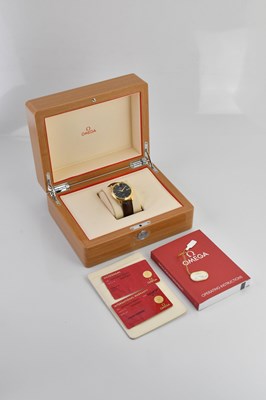 Lot 37 - OMEGA; a gentleman's 18ct yellow gold De Ville...