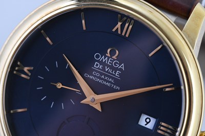 Lot 37 - OMEGA; a gentleman's 18ct yellow gold De Ville...