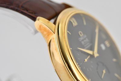 Lot 37 - OMEGA; a gentleman's 18ct yellow gold De Ville...