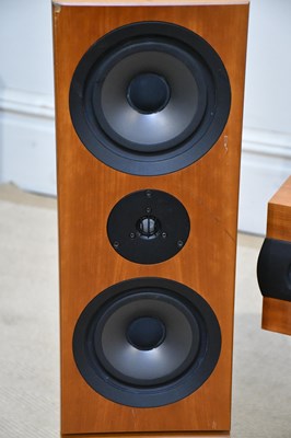 Lot 1014 - LINN; a pair of Keilidh 75watt floor standing...