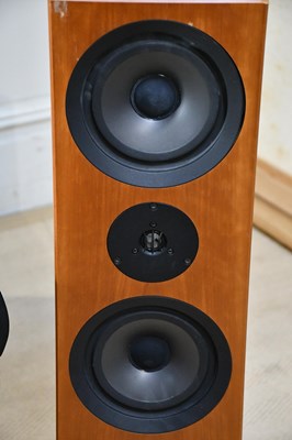 Lot 1014 - LINN; a pair of Keilidh 75watt floor standing...