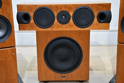 Lot 1014 - LINN; a pair of Keilidh 75watt floor standing...