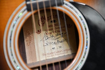 Lot 1008 - MARTIN & CO; a 000-28LD Lonnie Donegan...