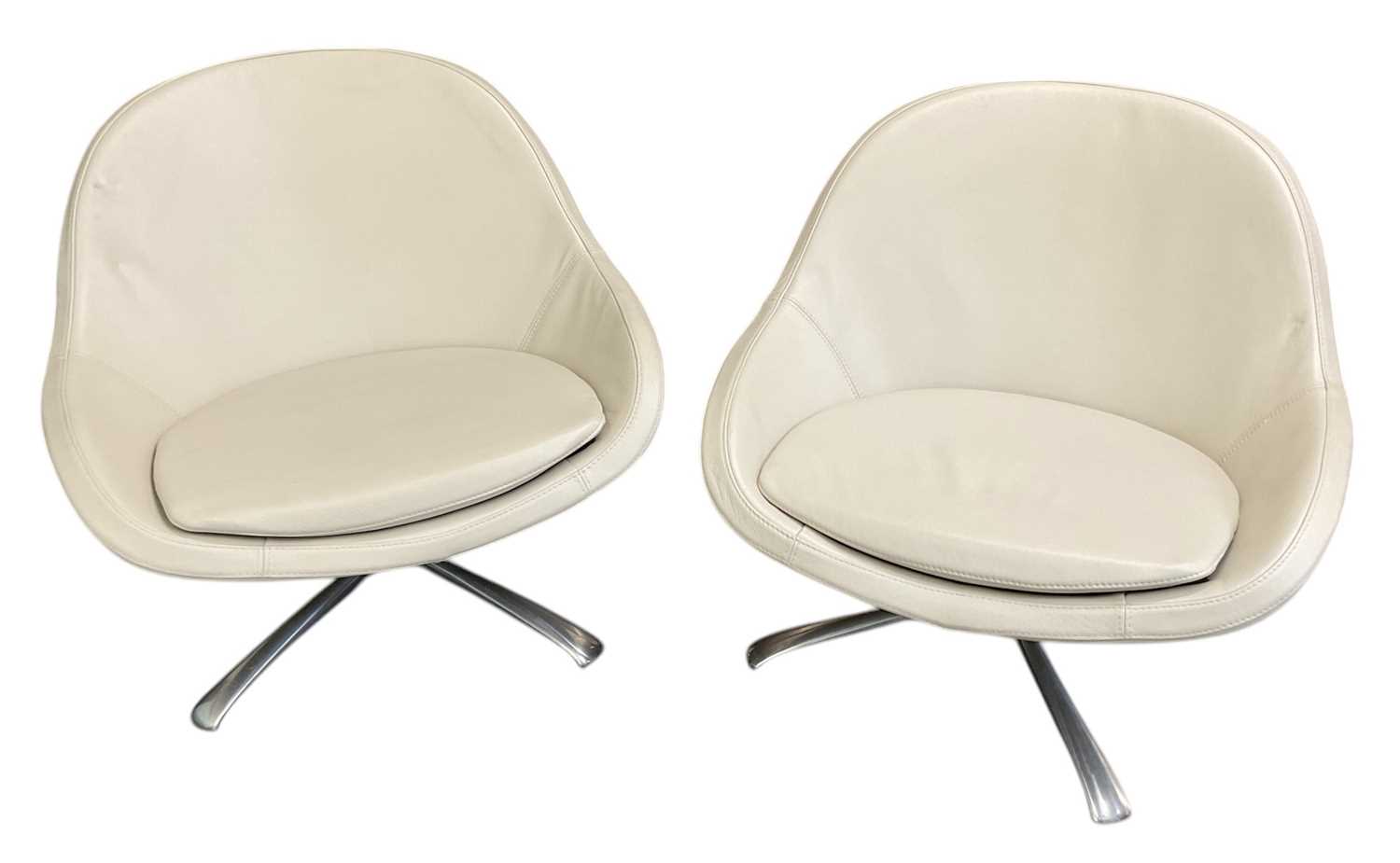 Lot 20 - IN THE STYLE OF BOCONCEPT; a pair of modern...