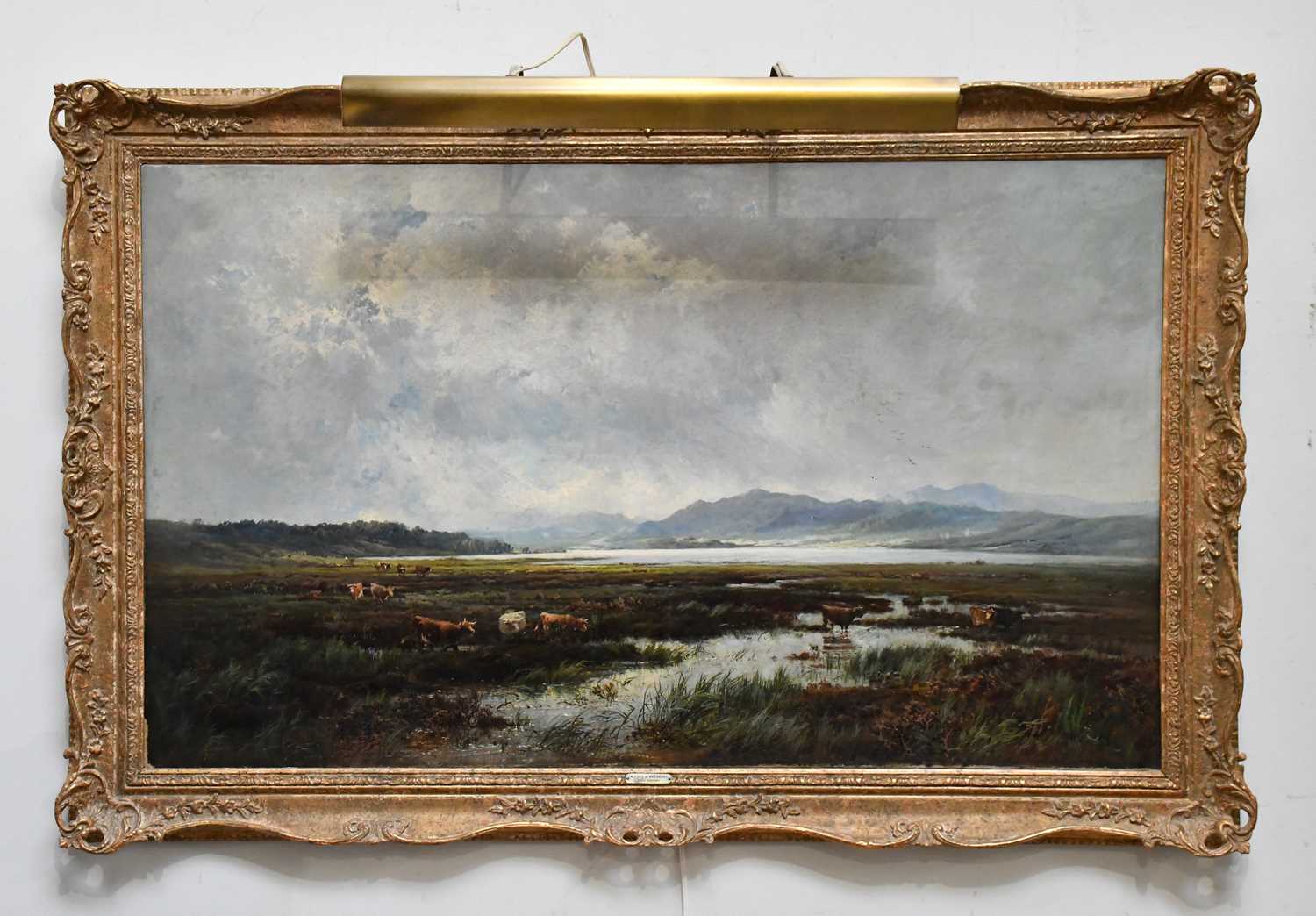 Lot 2215 - ALFRED DE BREANSKI (1852-1928); oil on canvas,...