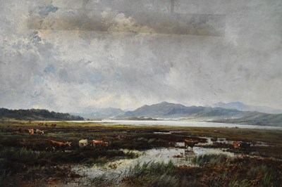 Lot 2215 - ALFRED DE BREANSKI (1852-1928); oil on canvas,...