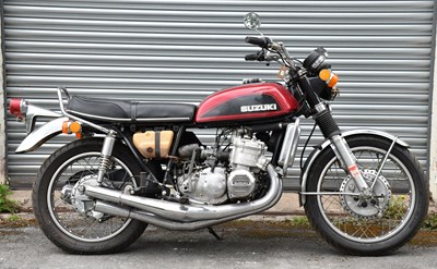 Lot 2065 - SUZUKI; GT750, 750cc, showing 23,573 miles,...