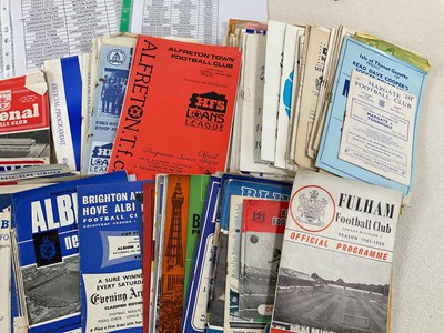 Lot 59 - A large collection of football programmes...