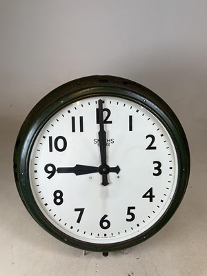 Lot 640 - A large vintage Smith's Sectric wall clock...