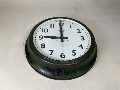 Lot 640 - A large vintage Smith's Sectric wall clock...