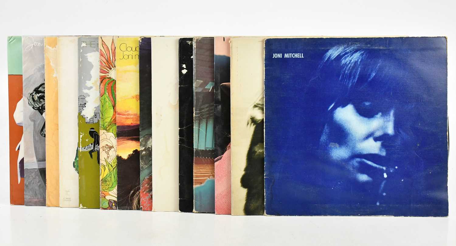 Lot 1140 - JONI MITCHELL; fourteen albums comprising Don...