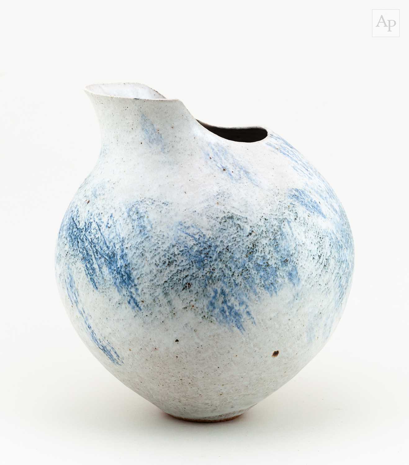 Lot 81 - BETTY BLANDINO (1927-2011); a stoneware vessel...