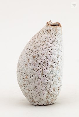 Lot 10 - AKIKO HIRAI (born 1970); a stoneware seed pod...