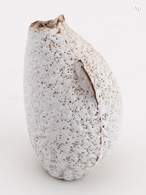 Lot 10 - AKIKO HIRAI (born 1970); a stoneware seed pod...