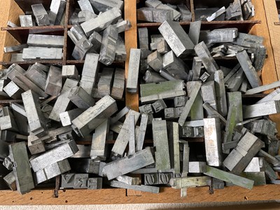 Lot 38 - A small amount of type plates, in various...