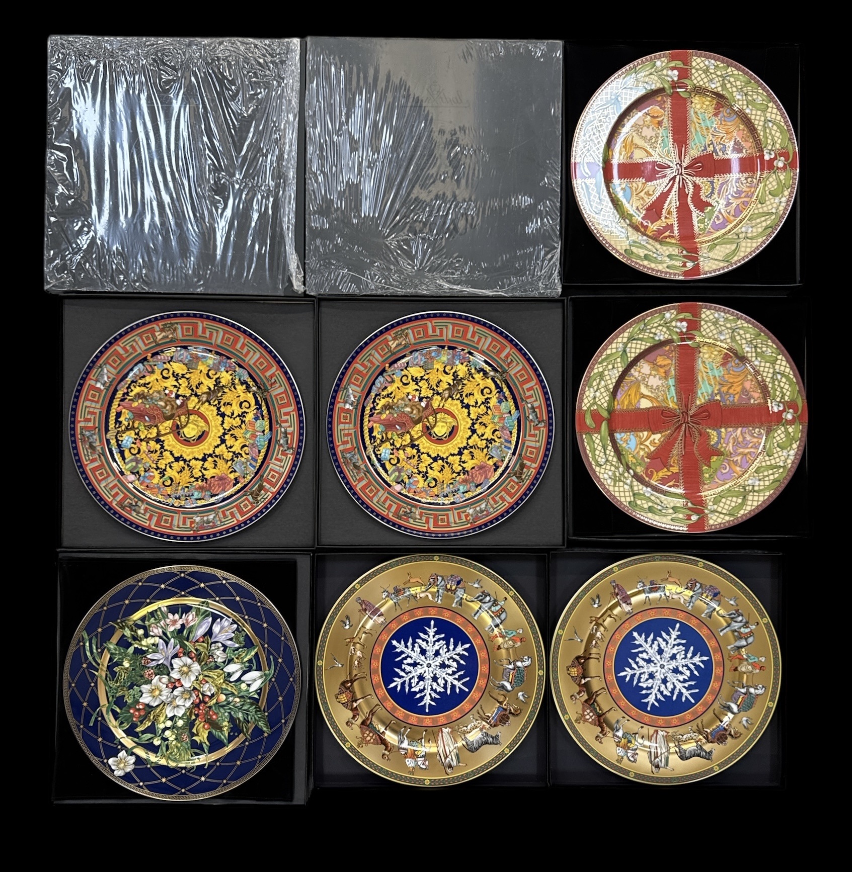 Lot 511 - VERSACE FOR ROSENTHAL; a group of nine boxed