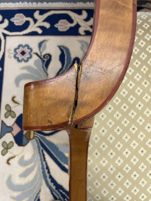 Lot 14 - An Edwardian Sheraton Revival painted...