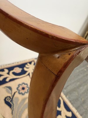 Lot 14 - An Edwardian Sheraton Revival painted...