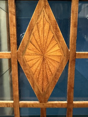 Lot 6 - A fine late Victorian satinwood and...