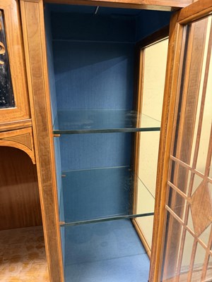 Lot 6 - A fine late Victorian satinwood and...