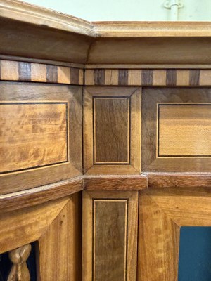 Lot 6 - A fine late Victorian satinwood and...