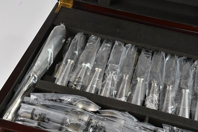 Lot 20 - ROBERTS & BELK; an extensive canteen of silver...