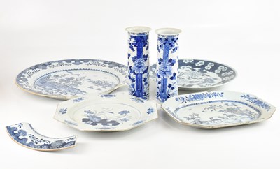 Lot 1037 - A 19th century Chinese octagonal porcelain...