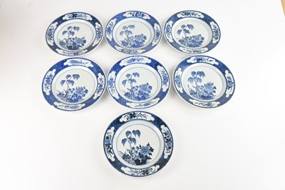 Lot 1027 - Seven 19th century Chinese export porcelain...