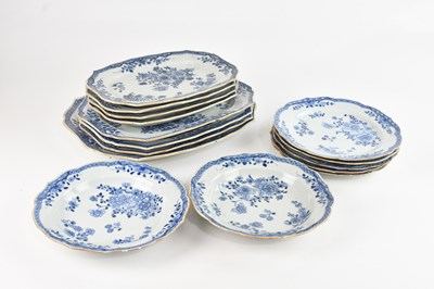 Lot 1039 - A 19th century Chinese porcelain fifteen piece...