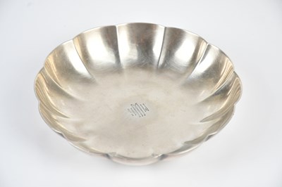 Lot 362 - TIFFANY & CO; a sterling silver dish,...