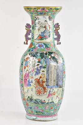 Lot 1001 - A late 19th century Chinese Famille Rose twin...