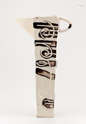 Lot BRUCE McLEAN (born 1944); a tall earthenware...