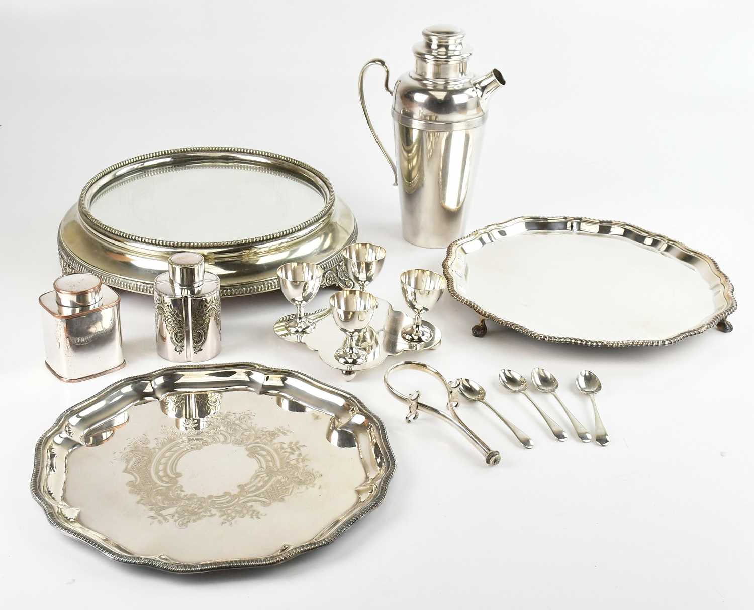 Lot 36 - A collection of 19th century and later silver...