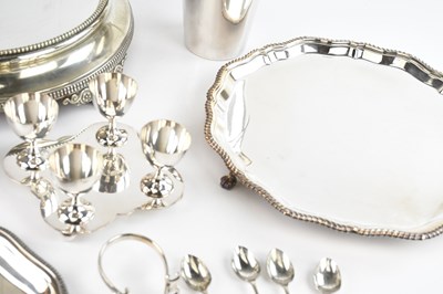 Lot 36 - A collection of 19th century and later silver...