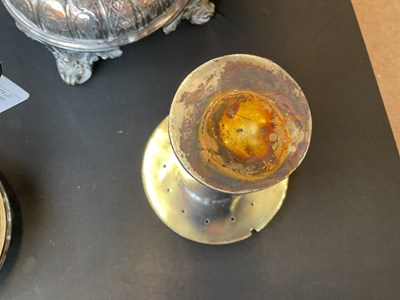 Lot 23 - A large Victorian silver plated tea urn,...