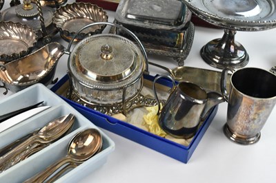 Lot 19 - Two canteens of plated cutlery, together with...