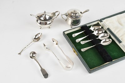 Lot 400 - A collection of Georgian and later hallmarked...