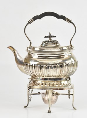 Lot 447 - WALKER & HALL; an Edward VII hallmarked silver...