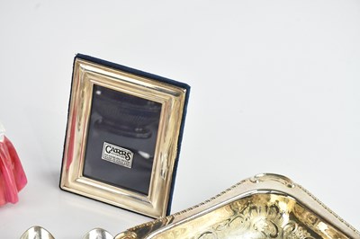 Lot 17 - A collection of silver plated items, including...