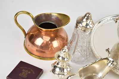 Lot 34 - A collection of silver plated items, to...