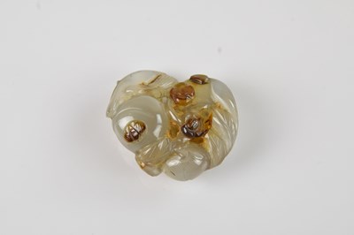 Lot 1005 - A good 19th century Chinese carved hardstone...
