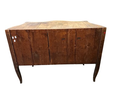 Lot 13 - A late 19th century French Louis XV kingwood...
