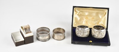 Lot 426 - A pair of late Victorian hallmarked silver...