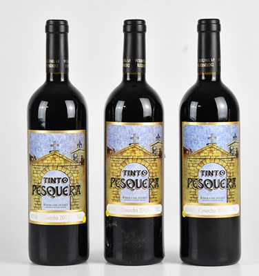 Lot 2508 - RED WINE; three bottles of Tinto Pesquera 2018...
