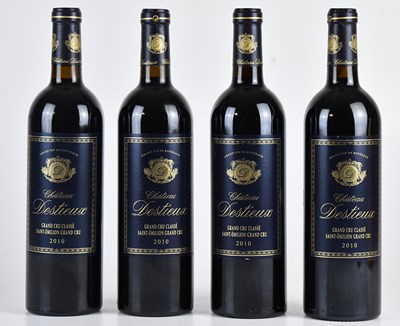 Lot 2507 - RED WINE; four bottles of 2010 Chateau...
