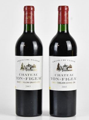 Lot 2510 - RED WINE; two bottles of 2003 Chateau...